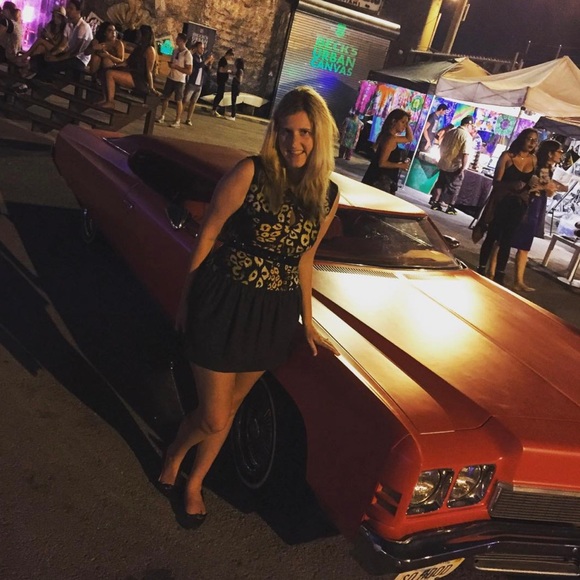 Rachel rachel Roy Drop Waist Sequin Print Dress - Picture 9 of 9